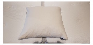 Sierkussen Moltex Linne 50x50 wit